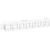 Dog Kennel Silver 75.3 ftÂ² Steel