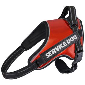 Large And Medium-sized Dog Traction Rope Vest (Option: Red-XL)