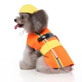Pet Dog Halloween Christmas Festival Dress Up Clothes (Option: SDZ136 Workwear-S)