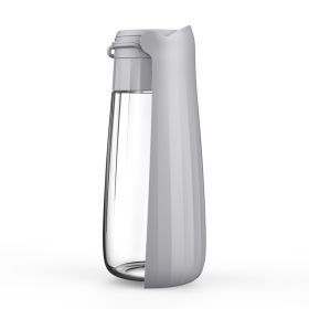 Pet Cups Outdoor Portable Folding (Option: Gray 550ml)