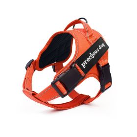 Medium Sized Large Dog Pet Chest Strap (Option: Orange-M)