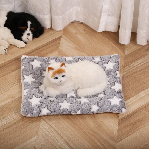 Pet Mat Warm Blanket Cartoon Double-sided Kennel