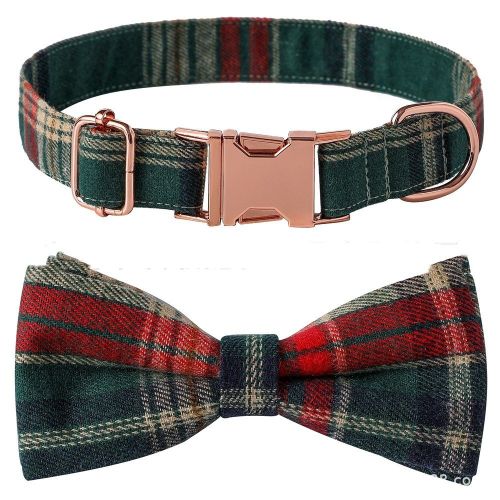 Pet Bow Dog Collar Metal Buckle